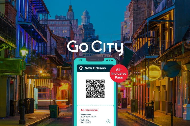 Nueva Orleans: pase Go City todo incluido con 25 atraccionesPase de 1 día
