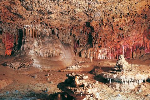 Alcudia: Hams grottor, blå grottor och dokumentär halvdag