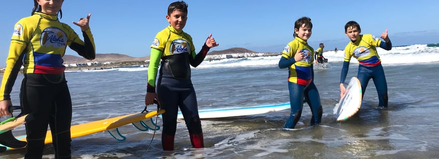Lanzarote : Leçons de surf à Famara Beach