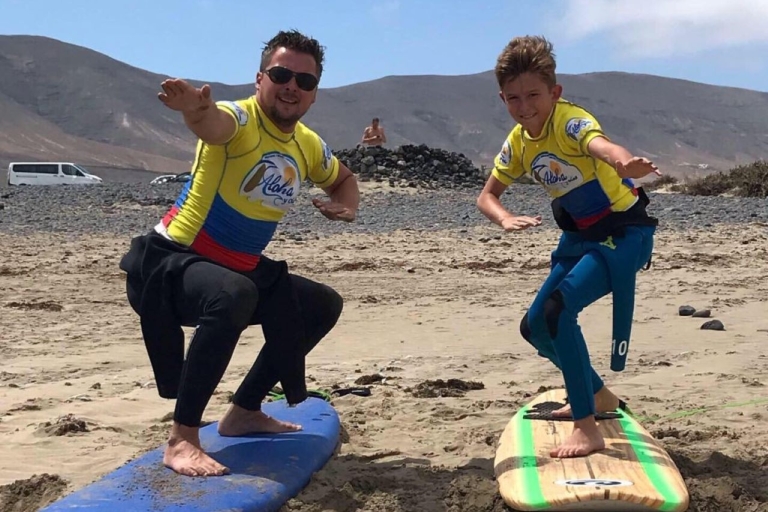 Lanzarote: Lekcje surfingu na plaży Famara