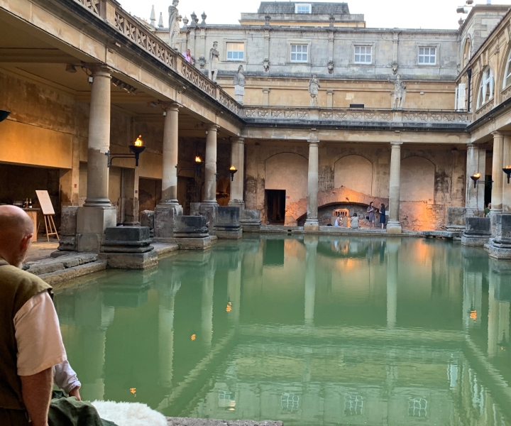 Bath: Guidet byvandring med inngang til de romerske badene