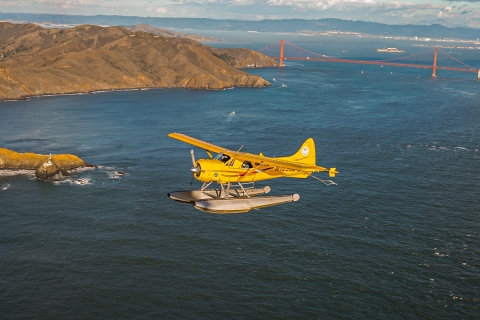 San Francisco: Greater Bay Area Seaplane Tour Tour with Roundtrip Shuttle from Fisherman's Wharf