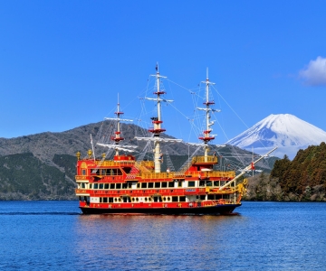 Van Tokio naar Mount Fuji: Hele dag tour en Hakone cruise