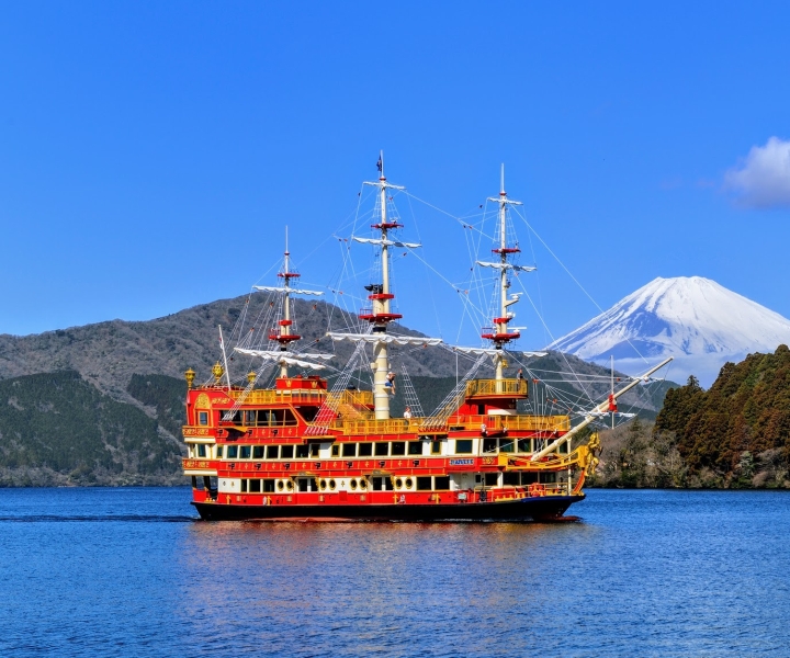 Da Tokyo: tour di un giorno al Monte Fuji e Hakone con crociera sul lago Ashi