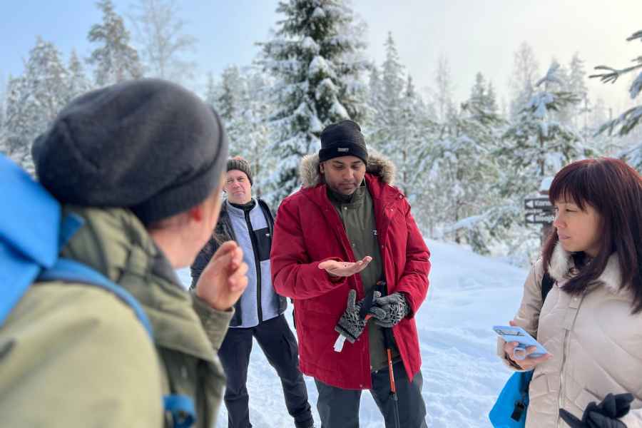 Helsinki: Winterwunderland Liesjärvi-Nationalpark-Wanderung. Foto: GetYourGuide