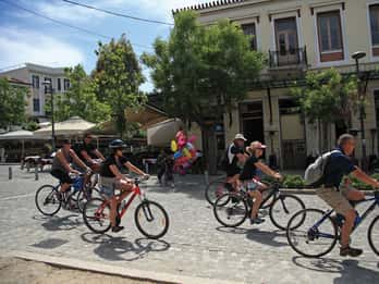 Athen: Fahrradtour durch das historische Zentrum von Athen