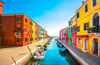 Von Venedig aus: Murano & Burano geführte Tour mit privatem Boot