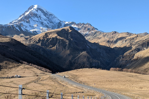 From Tbilisi: Kazbegi Tour - Zhinvali - Ananuri - GudauriKazbegi: Tour from Tbilisi to the Caucasus Mountains