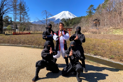 Van Tokio naar de berg Fuji: dagtour en rondvaart HakoneTour met lunch vanaf het LOVE-standbeeld － terugreis per bus