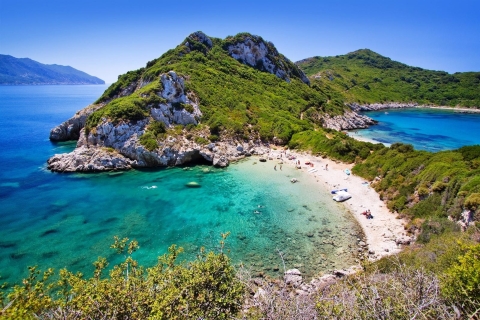 Korfu, ganztägige private Strandtour
