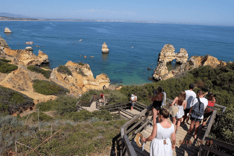 Från Albufeira: Halvdagstur till Lagos och Sagres höjdpunkterFrån Albufeira: Halvdagsutflykt till Lagos och Sagres höjdpunkter