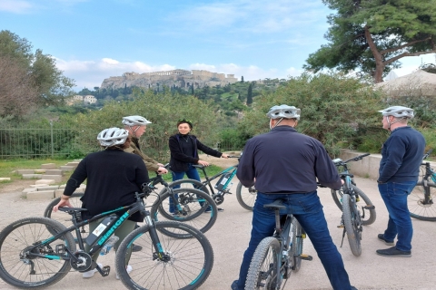 Athènes : Tour en E-Bike du centre ville et de la RivieraAthènes : Tour de la ville et de la Riviera en E-Bike avec café et gaufre