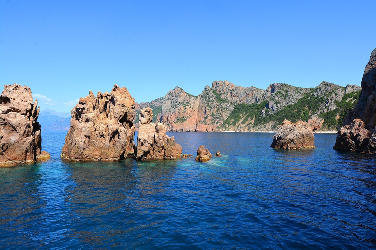 Cargèse: Scandola och Piana båttur med stopp i Girolata