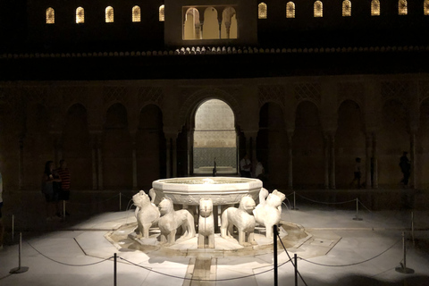 Grenade : Visite guidée nocturne de l&#039;Alhambra et des palais nasrides