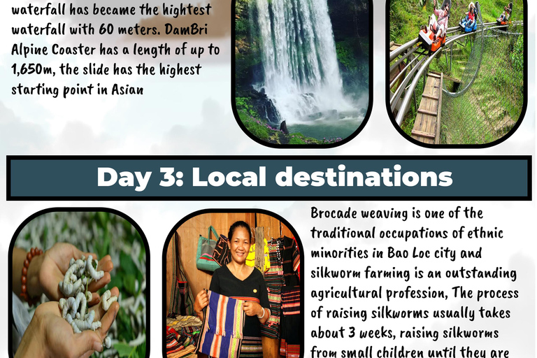 3D2N-tur – Från Ho Chi Minh-staden till Bao Loc-stadenBao Loc City: 3-dagars tur