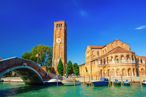 Venetië: glasblazen in Murano & kantklossen in Burano (boot)Privétour