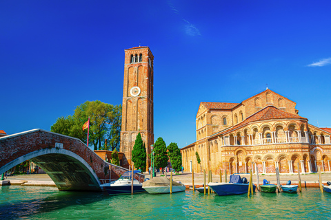 Da Venezia: Tour guidato di Murano e Burano in barca privata