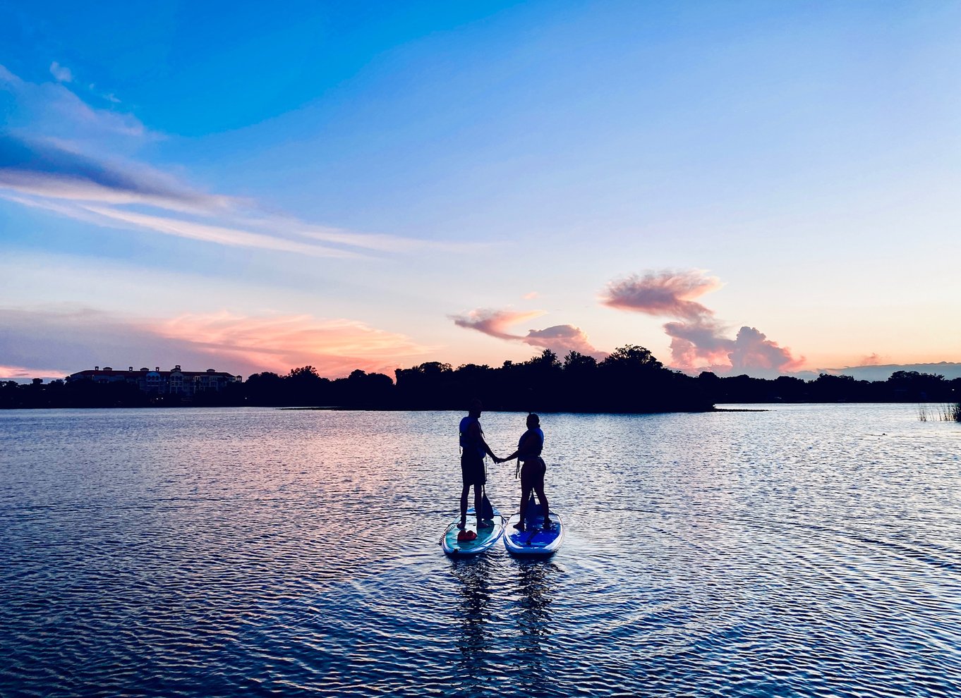 Orlando: Solnedgangstur i klar kajak eller paddleboard i paradis