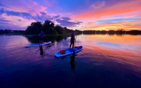 Orlando: Sunset Clear Kayak or Paddleboard in Paradise Tour