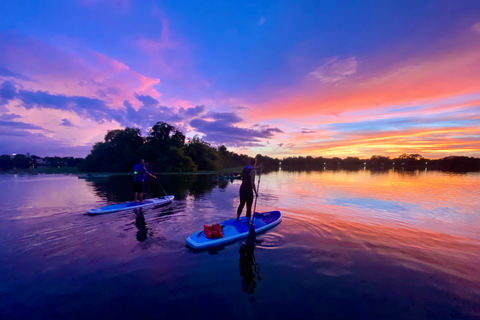 Orlando: Sunset Clear Kayak or Paddleboard in Paradise Tour Sunset Tour