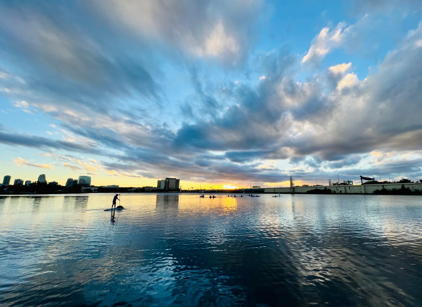 Orlando: Solnedgangstur i klar kajak eller paddleboard i paradis