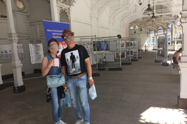 Vanuit Praag: dagvullende tour Karlovy Vary met lunchRondleiding in het Frans