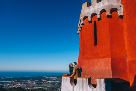 Från Lissabon: Sintra, Pena-palatset, Regaleira och Cabo RocaGuidad rundtur i de viktigaste monumenten