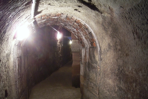 Defensive corridors and secret passages under the castle