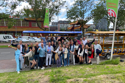 Recorrido en bicicleta de Amsterdam por la cerveza y las burbujas