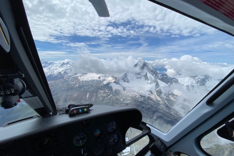 Bern: Privater 75-minütiger Matterhorn-Hubschrauberflug