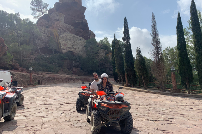 Salou: safari guiado en quad todoterreno con recogida hotel