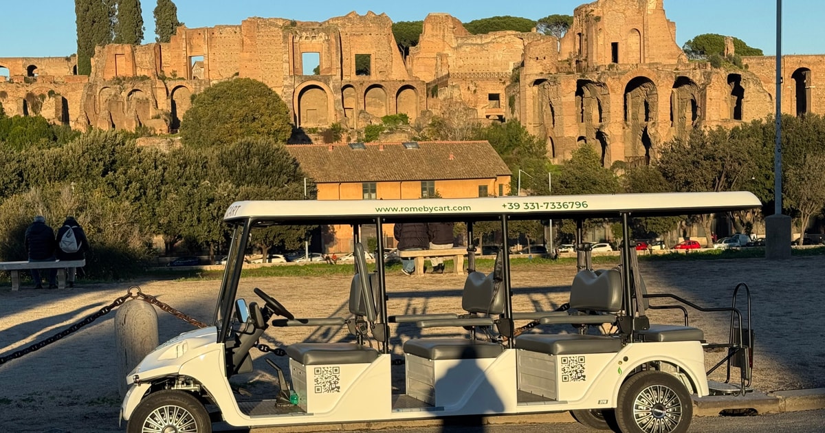Rome in 3hours with golf cart tour and food tasting | GetYourGuide