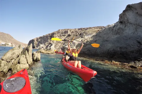 San José: Cabo de Gata Natural Park Kayak and Snorkel Tour