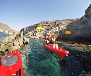 San José: Cabo de Gata Natural Park Kayak and Snorkel Tour