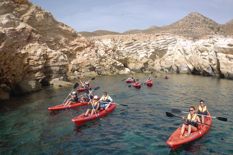 San José: Cabo de Gata Natural Park Kayak and Snorkel Tour