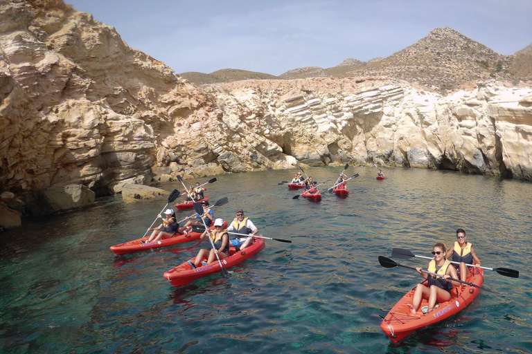 San José: Cabo de Gata Natural Park Kayak and Snorkel Tour