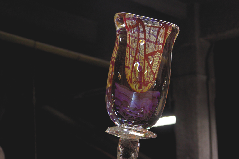 Visite et démonstration de la fabrique de verre de Murano avec apéritifDémonstration de verre de Murano et apéritif