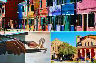 Venedig: Burano, Torcello & Murano Boots- und Glasbläsertour