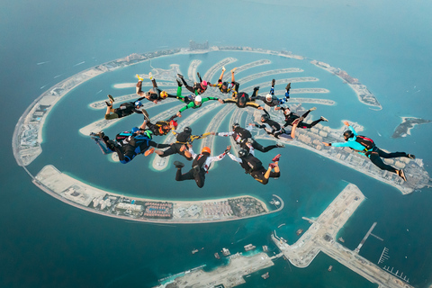 Dubaï : saut en parachute en tandem à la Palm