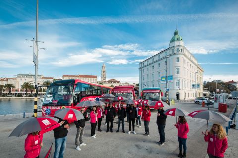 Split: Open-Top Bus + Walking tour of Diocletian's palace
