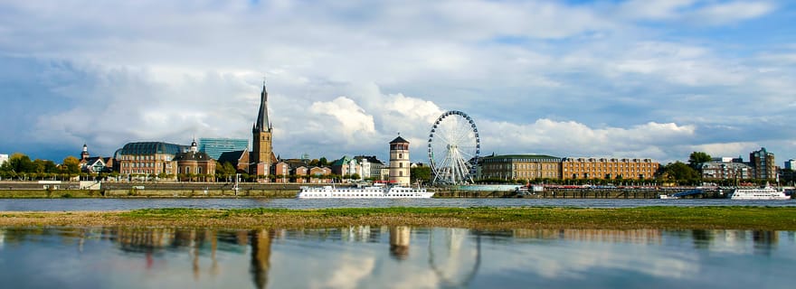 Düsseldorf : Promenade express avec un habitant en 60 minutes