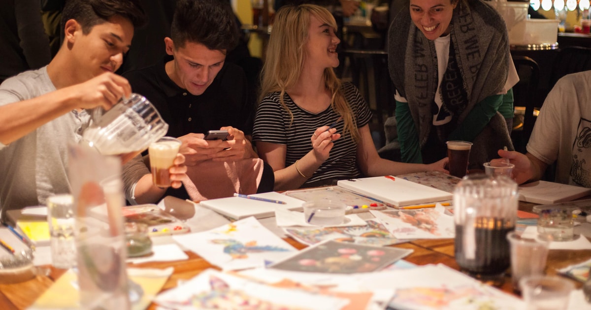 Paint and Pint in Tel Aviv GetYourGuide