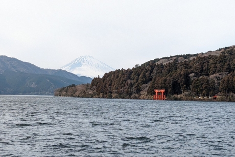 Depuis Tokyo : Excursion au Mont Fuji et à Hakone avec retour en train BulletRetour en train Bullet Shinkansen avec déjeuner inclus