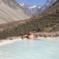 Santiago, Cajon del Maipo Trip Termas et Embalse el Yeso - Hizvo
