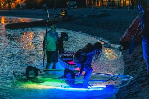 Split: Excursión guiada nocturna iluminada en kayakSplit: Excursión guiada en kayak por la noche iluminada