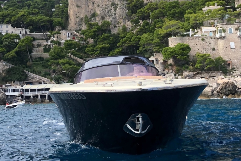 Desde Positano: Excursión privada de un día en barco por Capri