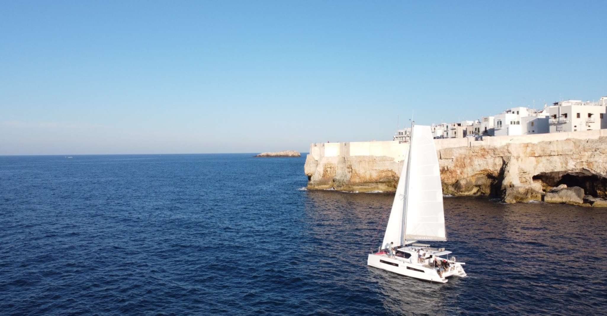 Polignano a Mare, Catamaran Tour with Aperitif & Local Food - Housity