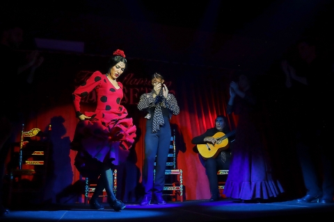Sevilla: Espectáculo en el Tablao Flamenco "Las SetasBillete Premium