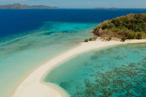 Coron:Malcapuya Island Bulog Dos ,Ditaytayan Sandbar mit Mittagessen