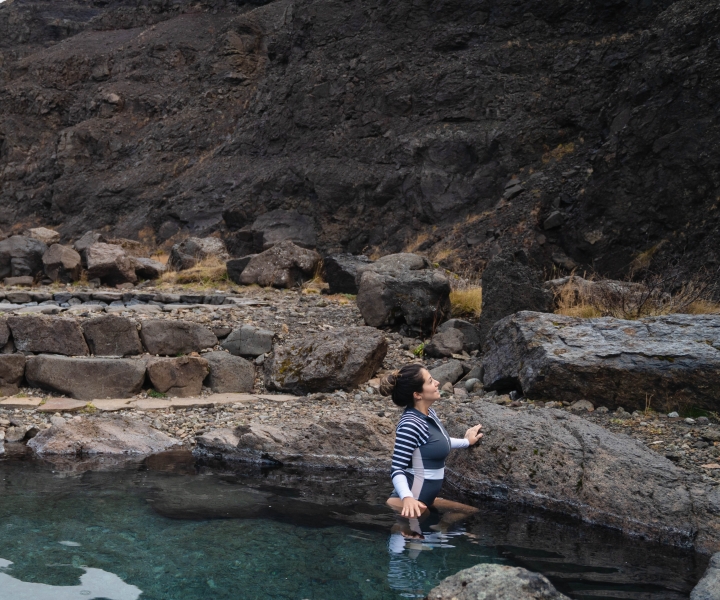 Husafell: Canyon Baths Soak com curta caminhada nas Highlands